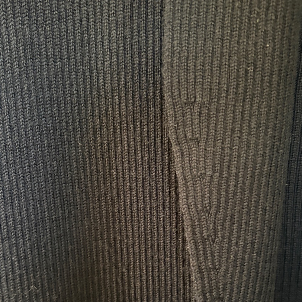 Next Ribbed Black Cardigan - Picture 3 of 5